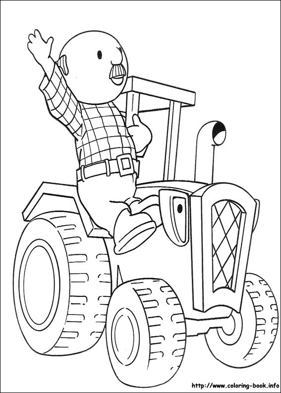 Bob the Builder coloring picture